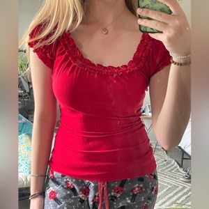 bella swan elena gilbert inspired red top!